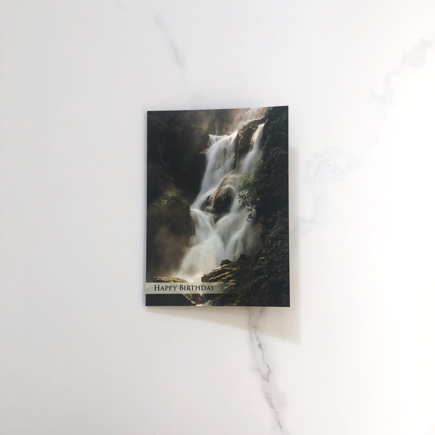 Card: Birthday Waterfalls