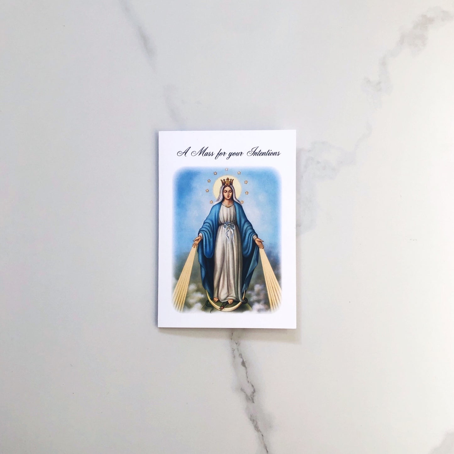 Mass Card: Mass For Your Intentions