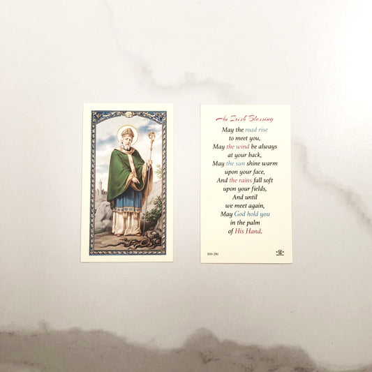 Holy Card: St Patrick - An Irish Blessing