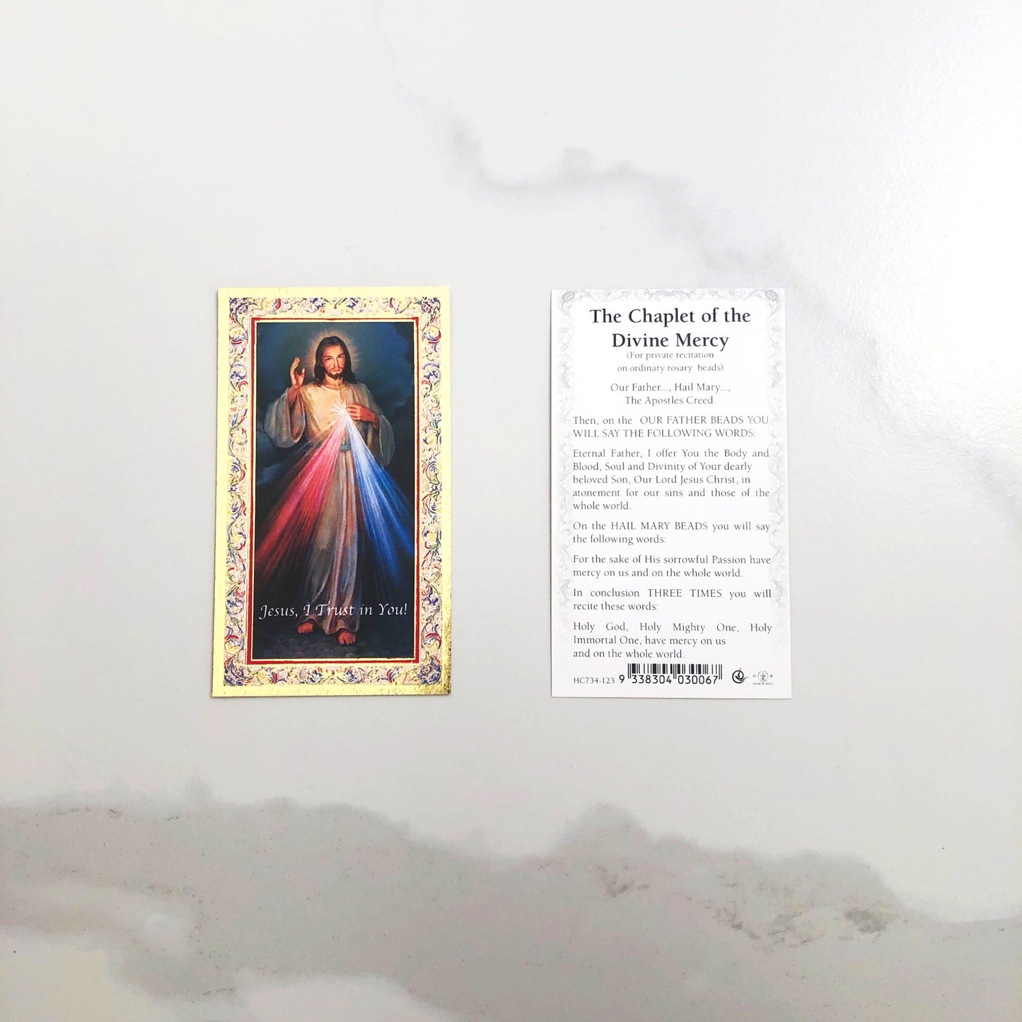 Holy Card: Divine Mercy