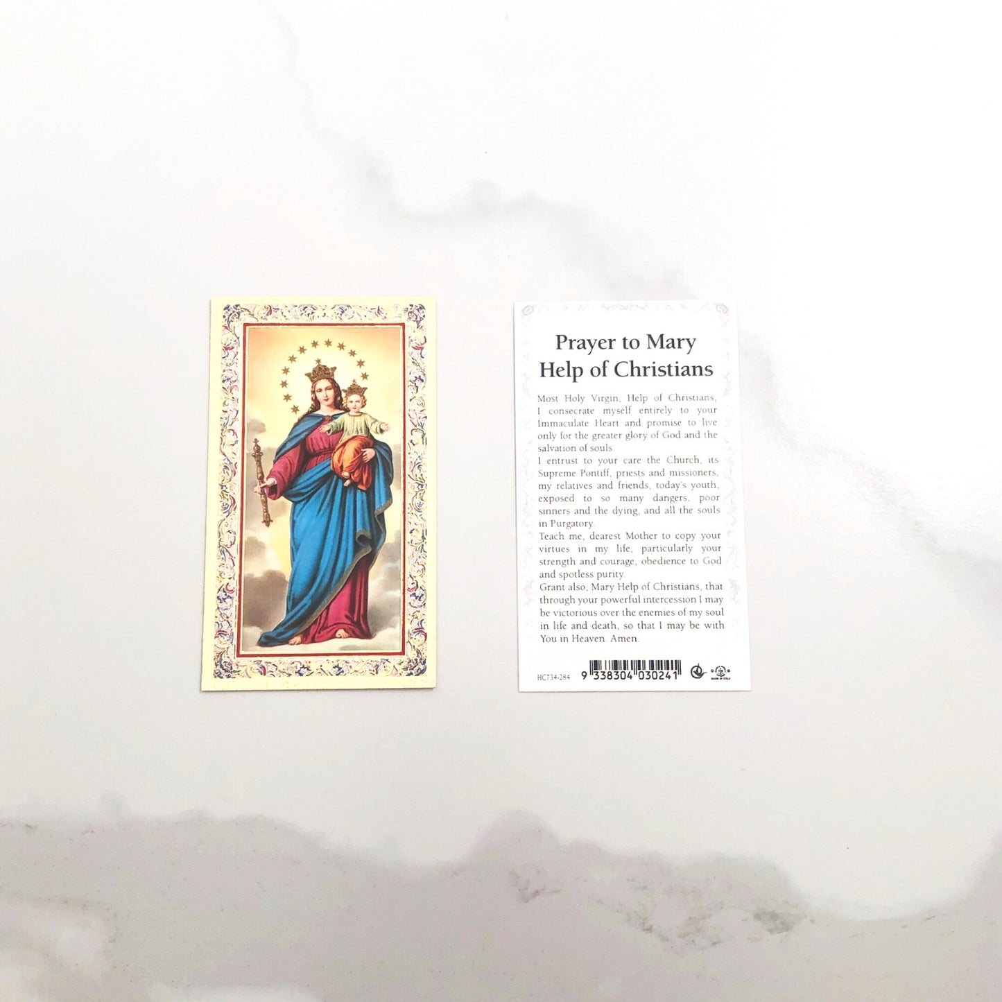 Holy Card - Mary Help of Christians