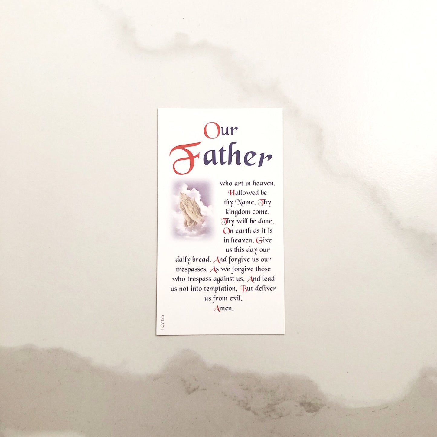 Holy Card: Our Father