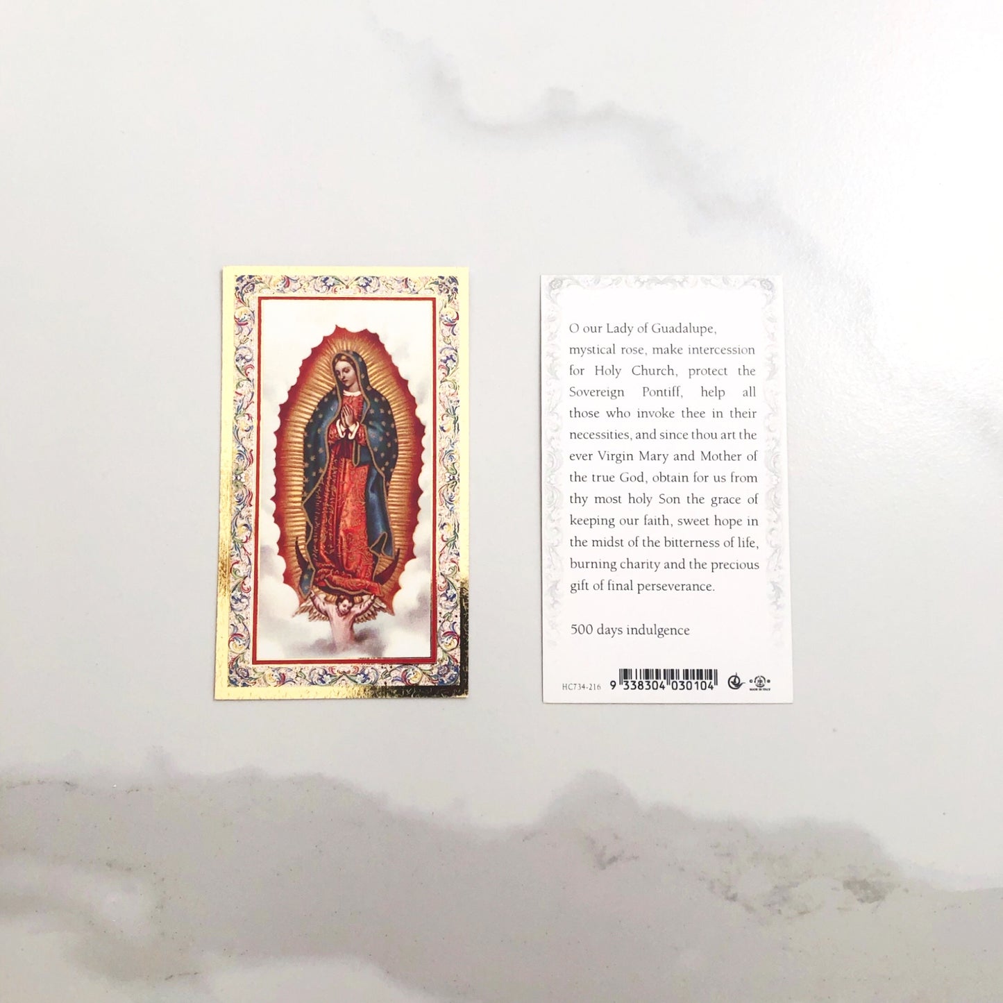 Holy Card: Our Lady of Guadalupe