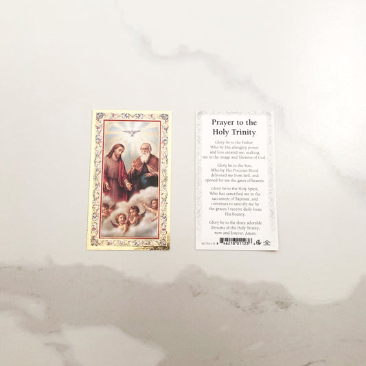 Holy Card: Prayer to the Holy Trinity