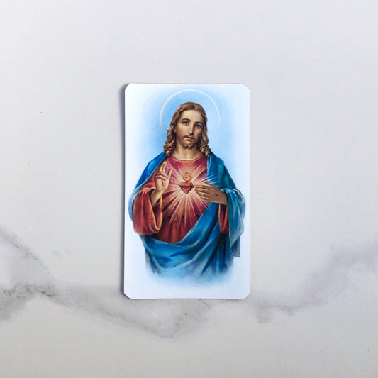 Holy Card: Sacred Heart of Jesus