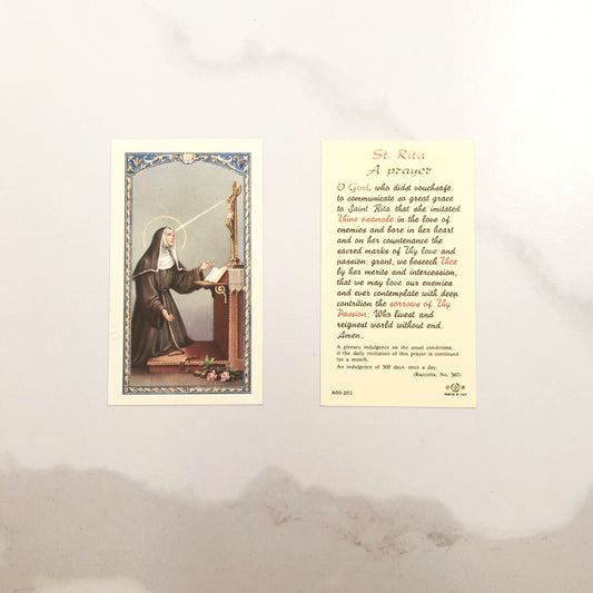 Holy Card: St Rita