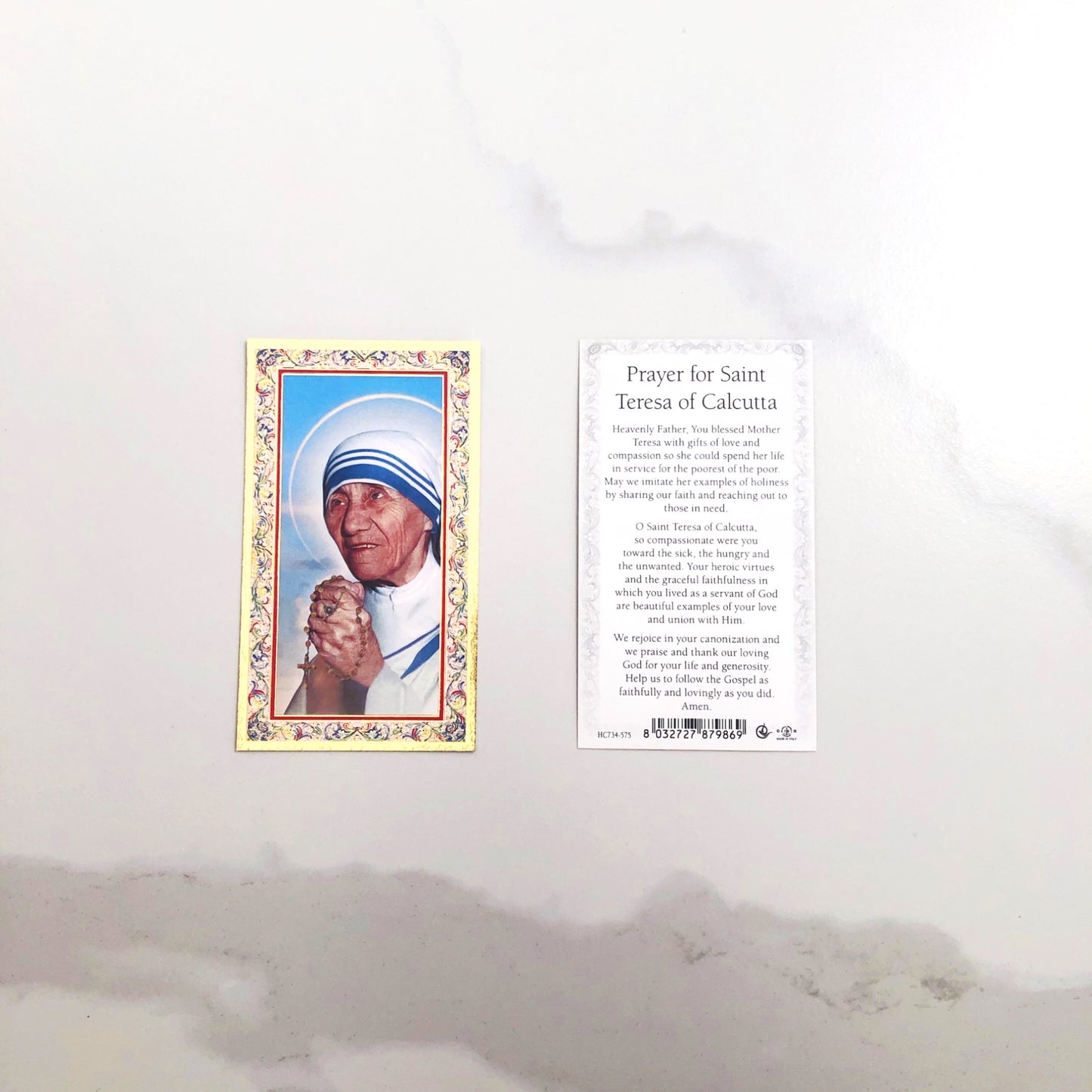 Holy Card: Prayer for St Teresa of Calcutta