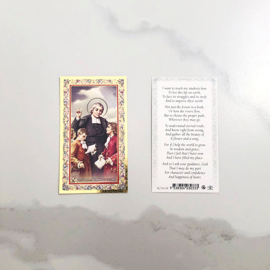 Holy Card - Teacher's Prayer