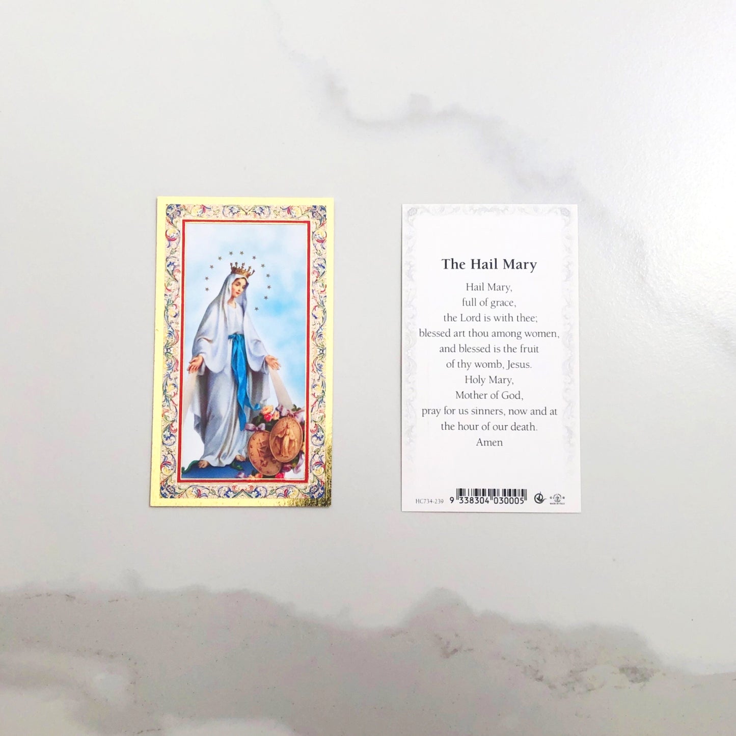 Holy Card: The Hail Mary