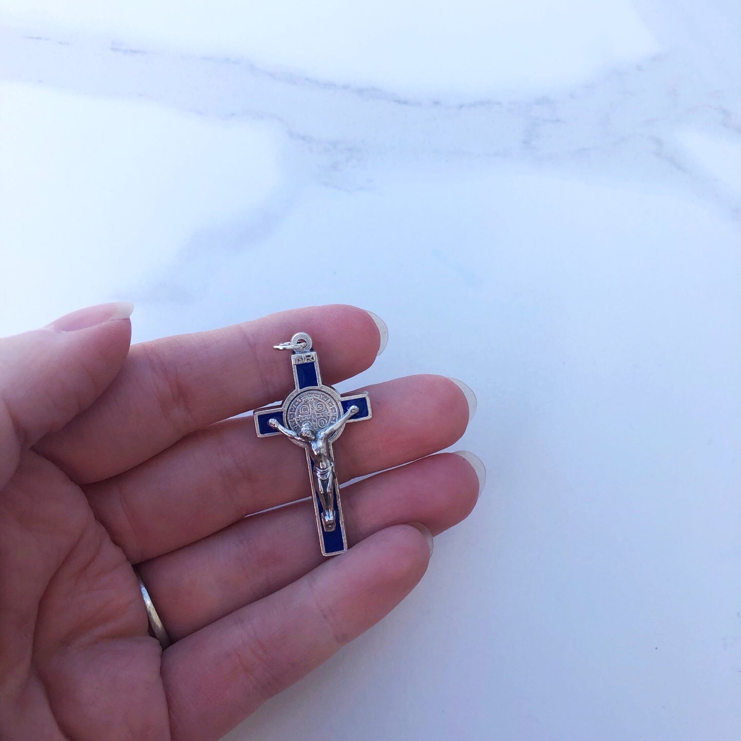 Crucifix: St Benedict 35mm