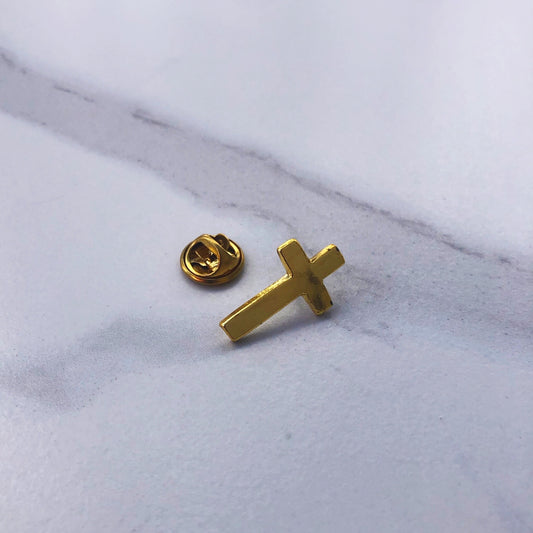 Cross: Lapel Pin (Gold)