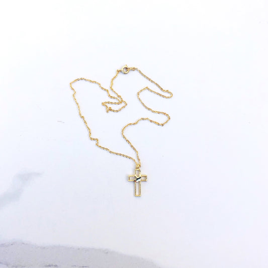 Necklace: Confirmation Cross and Dove