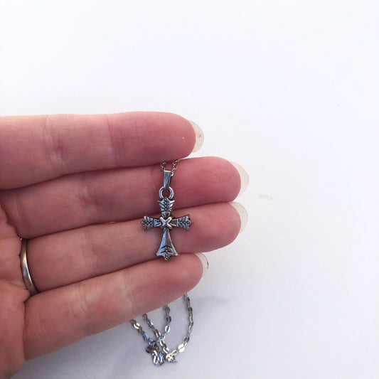 Cross: Antique Silver Pendant