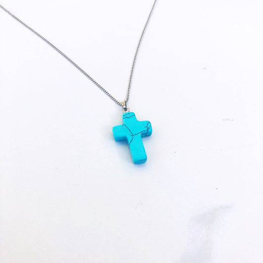 Pendant: Cross Turquoise PC88TQS