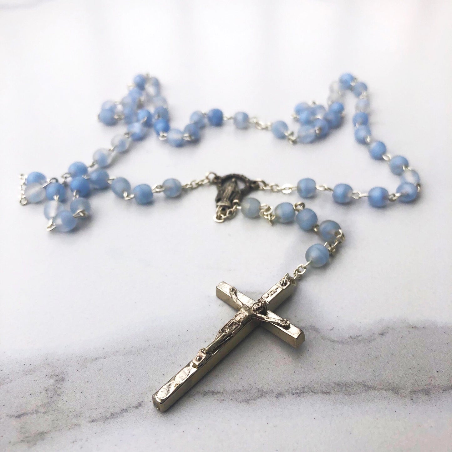 Rosary: Light Blue