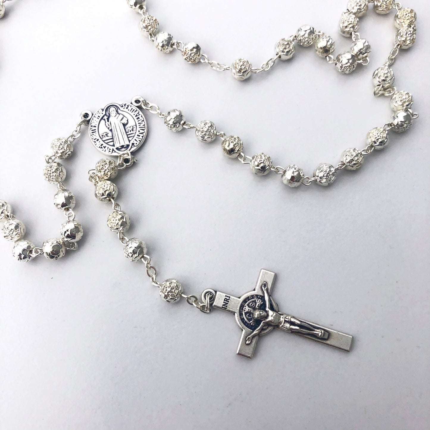 Rosary Beads: Metal Benedict (Boxed)