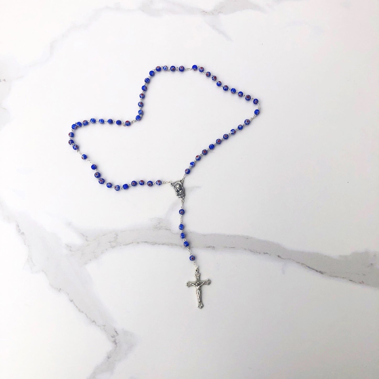 Rosary:  Murano Glass - Blue