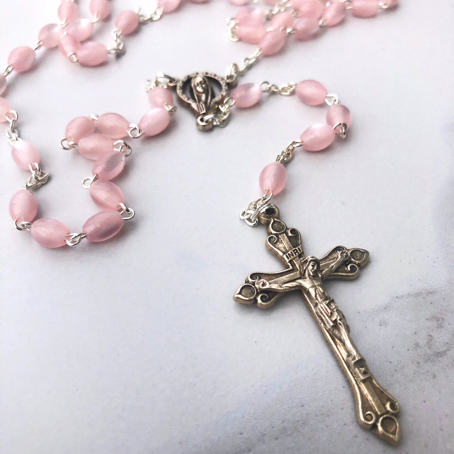 Rosary Beads: Pink