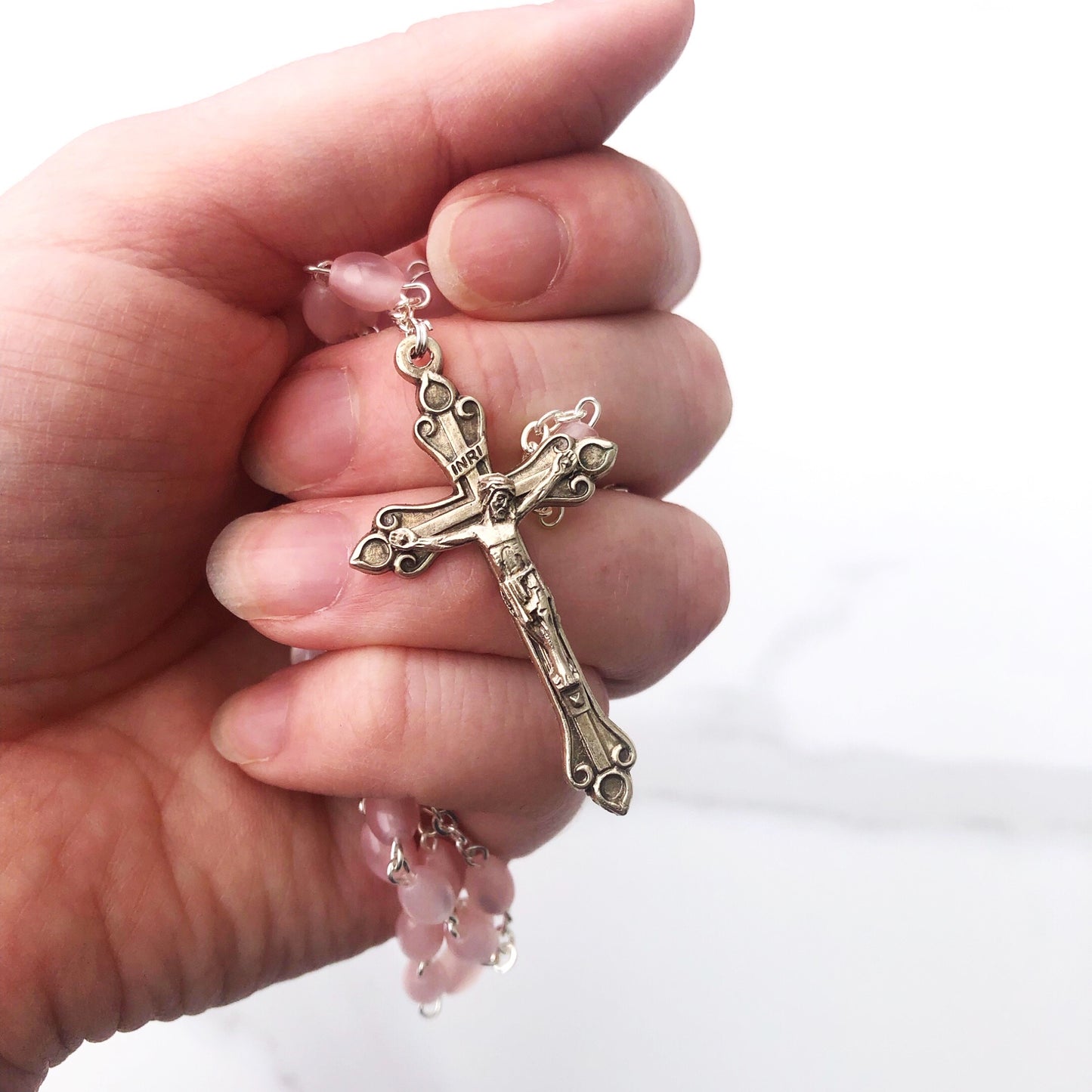 Rosary Beads: Pink