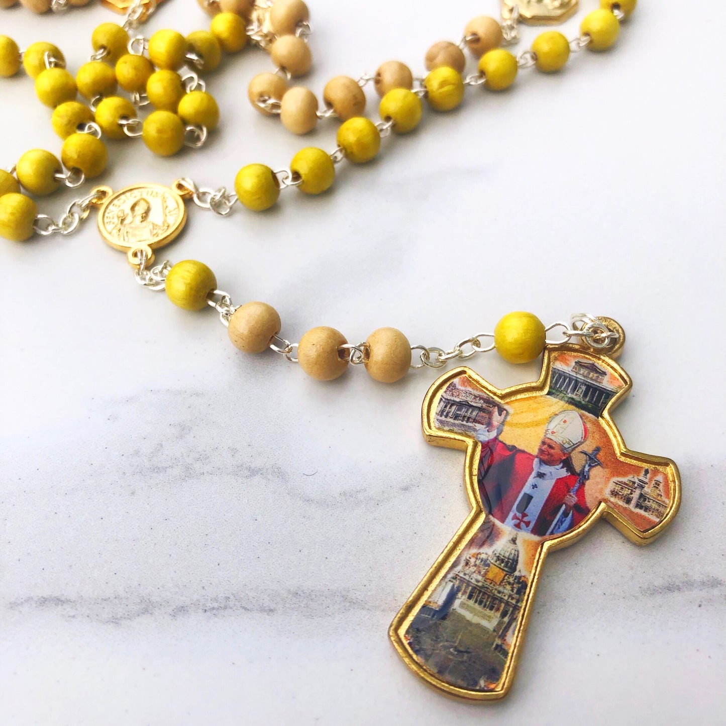 Rosary Beads: Pope John Paul II
