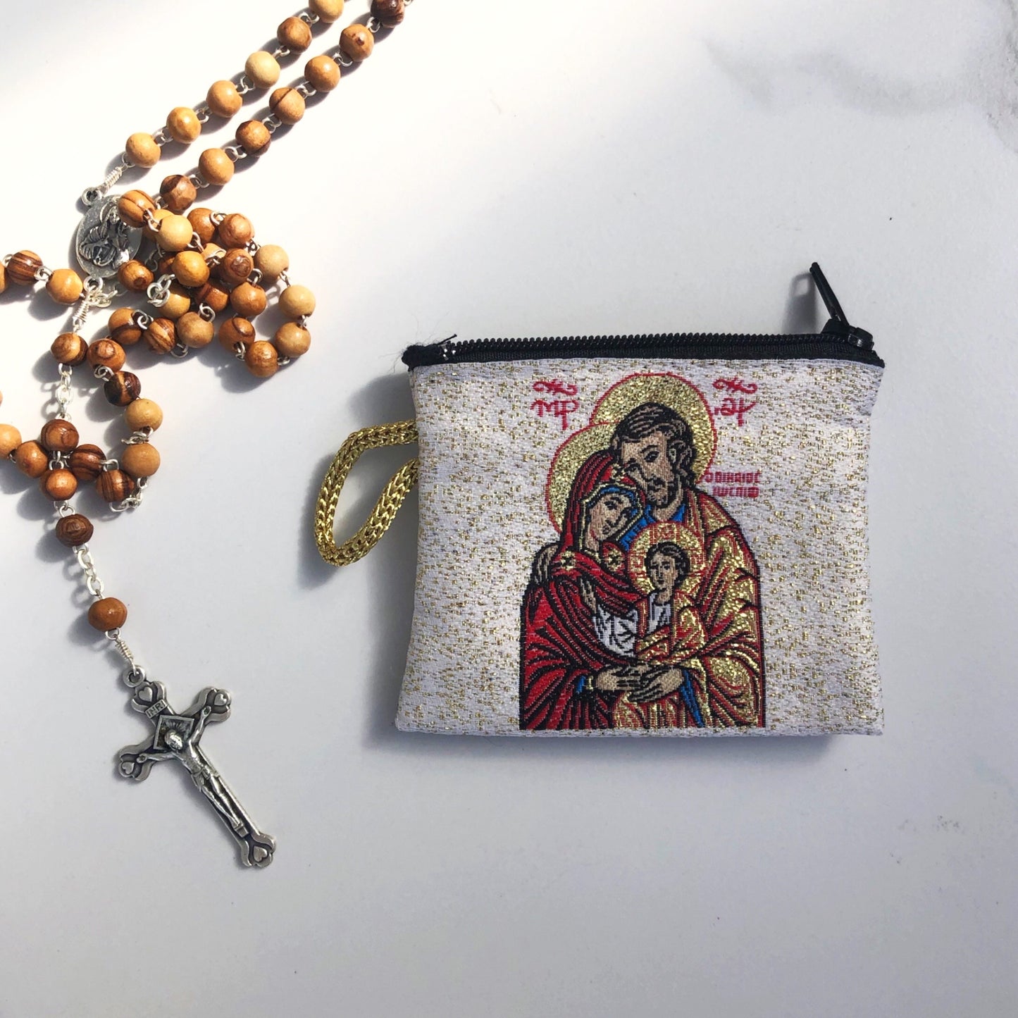 Rosary Purse Holy Family