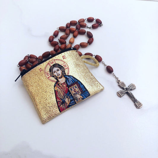 Rosary Purse Sacred Heart