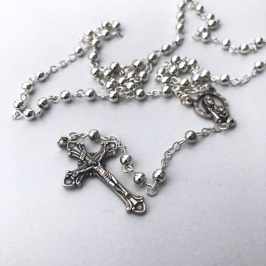 Rosary - Silver