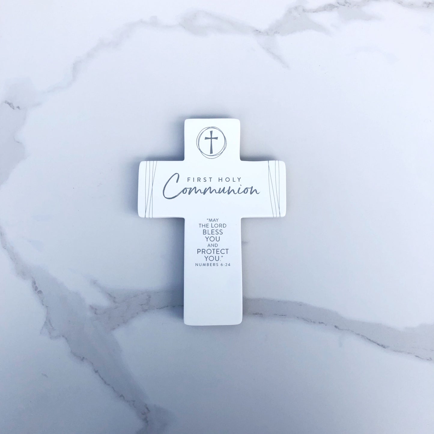 Cross: First Holy Communion Resin