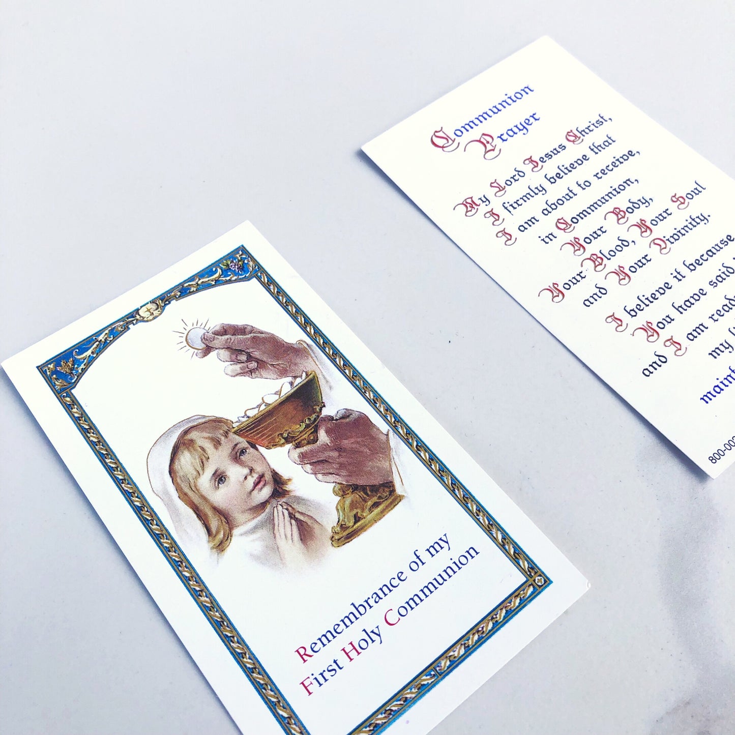 Holy Card: Remembrance of my FHC (Boy)