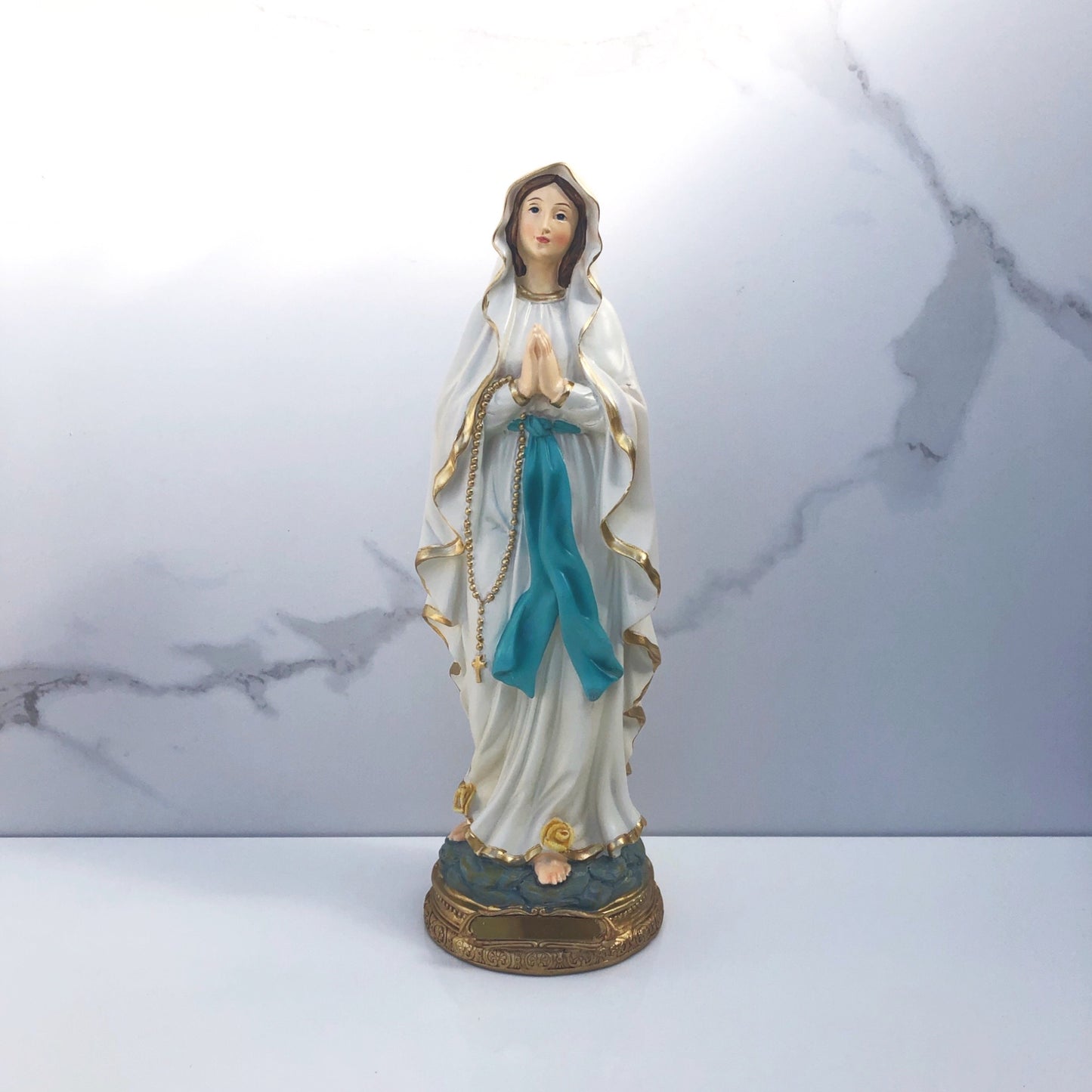Statue: Resin Our Lady of Lourdes 200mm