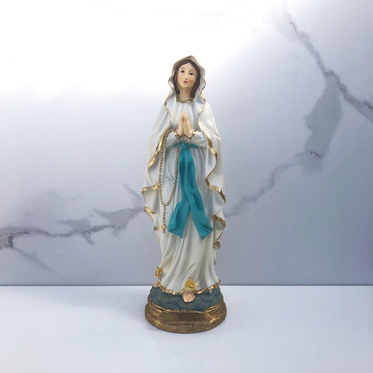 Statue: Resin Our Lady of Lourdes 200mm