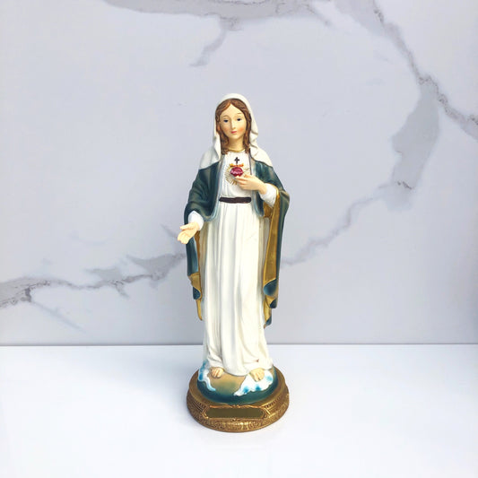 Statue: Resin Sacred Heart of Mary 300mm