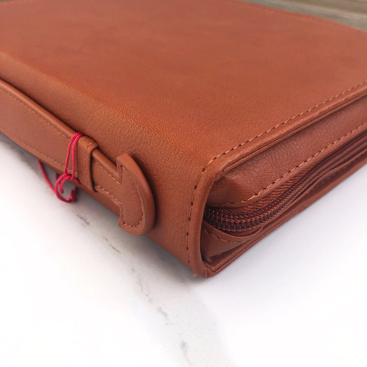 Bible cover tan medium leathertouch
