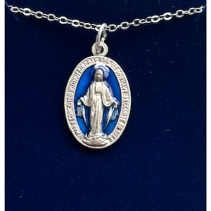 Necklace: Miraculous Blue Medal